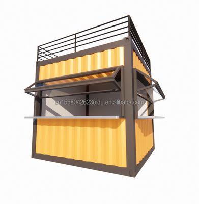 Moderno design Edifici in acciaio Flat Pack Spedizione pannello sandwich prefabbricato Prefab contenitore pieghevole portabile casa contenitore pieghevole