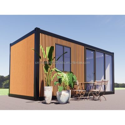 Moderna casa prefabbricata con 3 camere da letto Prefabbricata modulare Contenitore minuscolo Struttura esterna in acciaio espandibile