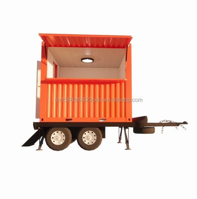 Tubi quadrati in acciaio galvanizzato Struttura principale Mobile Prefabbricato Container House Negozio su ruote per una barra 20ft/40ft Dimensione