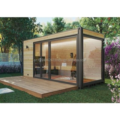 Camere da letto all'aperto Struttura in acciaio prefabbricata Casa contenitore per hotel Estensibile Piccola casa residenziale 20ft/40ft