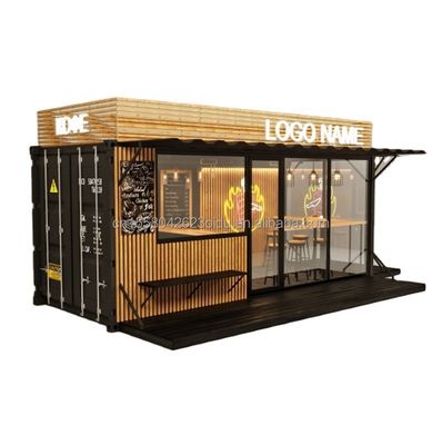Moderno design Prefabbricato Container House per ufficio / Outdoor Acciaio galvanizzato piegatura 180g Tiny Prefab Home Casa giardino