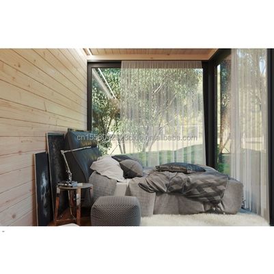 Fondazione in legno Casa piccola su struttura in acciaio Casa contenitore Prefabbricata portatile Moderno design per hotel