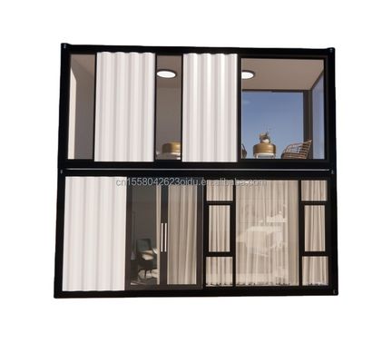 Moderno design Prefabbricato Container House per ufficio / Outdoor Acciaio galvanizzato piegatura 180g Tiny Prefab Home Casa giardino