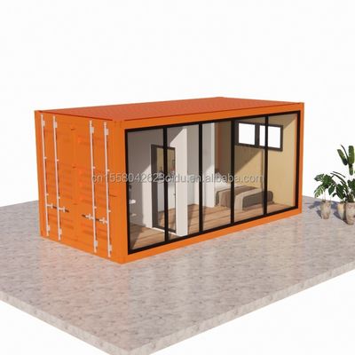 Casa di contenitori in acciaio e pannello sandwich con bagno fatta di 20 piedi / 40 piedi