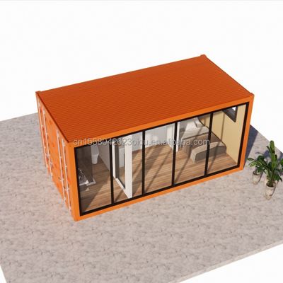 Casa di contenitori in acciaio e pannello sandwich con bagno fatta di 20 piedi / 40 piedi