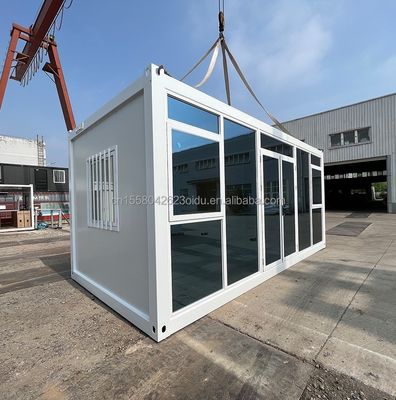 Case in container prefabbricate da 20 piedi per coppie, famiglie, alberghi, case con telaio in acciaio