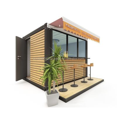 Struttura mobile in acciaio Negozio di legno Fast Selling Booth Direct Home Bar Coffee Shop
