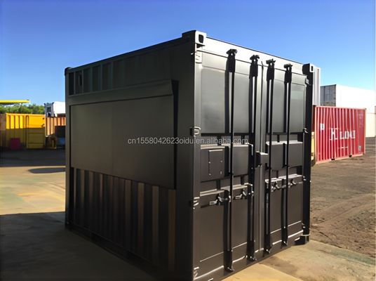 Struttura principale 20ft Container Coffee Bar Fast Food Mini Pop-up Shop Case da caffè con tubi quadrati in acciaio galvanizzato
