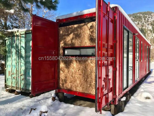 Esterno 40ft 20ft Prefabbricato Contenitore espandibile Casa Portatile 2-5 camere da letto Prefabbricato Casa di spedizione Negozio Mobile Granny appartamento