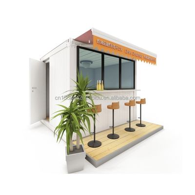 Struttura mobile in acciaio Negozio di legno Fast Selling Booth Direct Home Bar Coffee Shop