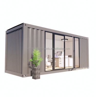 Casa in container esterna moderna portatile prefabbricata con installazione gratuita bagno mobile camera da letto e pannello sandwich in acciaio