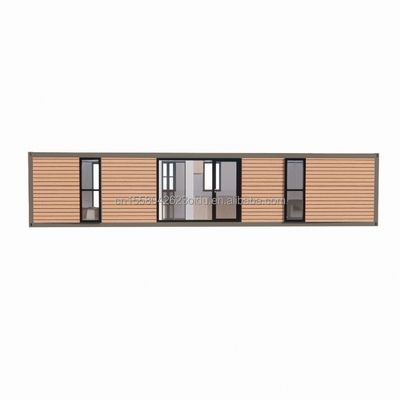 20 40 FT Moderno Design Contenitore Espandibile Prefabbricato Casa giardino in legno di colore per un'esperienza di vita personalizzata