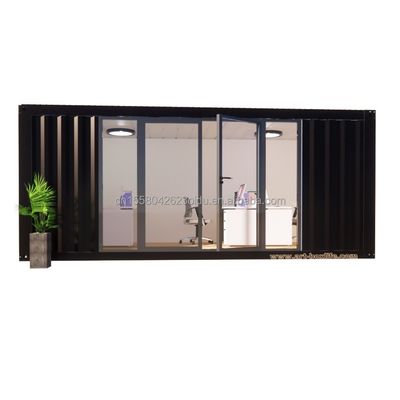 Casa in container esterna moderna portatile prefabbricata con installazione gratuita bagno mobile camera da letto e pannello sandwich in acciaio