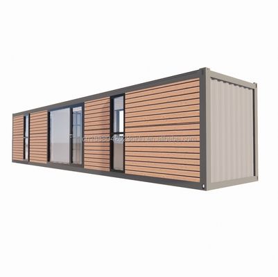 Modern Simple Shop Customized 20f 40ft Prefabbricato Casa in contenitore in legno espandibile con 2 grandi camere da letto in stile semplice