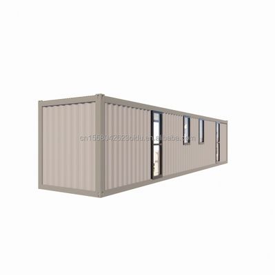 Modern Simple Shop Customized 20f 40ft Prefabbricato Casa in contenitore in legno espandibile con 2 grandi camere da letto in stile semplice