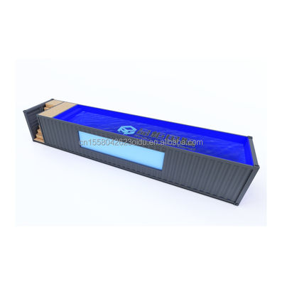 Piscine per contenitori di spedizione personalizzate da 20 piedi/40 piedi con pannello sandwich a onde da 50/75/100 mm