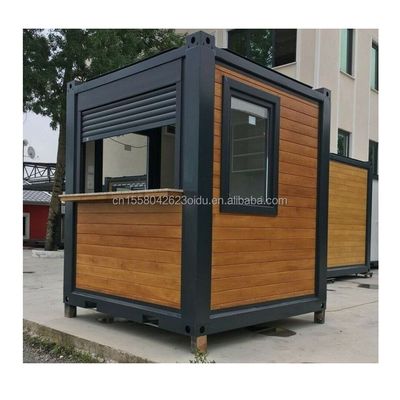 Caselle di contenitori con porta a pannello sandwich 40 piedi Due camere da letto per porta di vetro alloggi abitabili