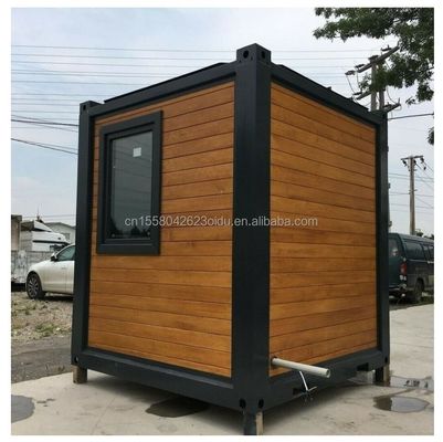 Caselle di contenitori con porta a pannello sandwich 40 piedi Due camere da letto per porta di vetro alloggi abitabili