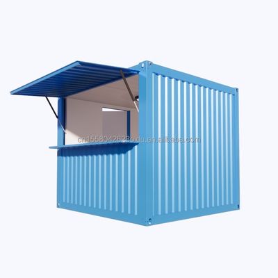 10ft Fast Food Mini Mobile Container Bar Caffee Case Modern Design Outdoor Modificato Container di Spedizione Negozi di caffè Pop-up Shop
