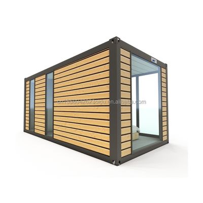 20ft Moderna Prefabbricata Acciaio Container Casa Di Legno Colore Vivere Prefabbricato Residenziale Casa Piccola Camera Hotel Couple
