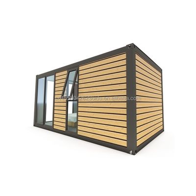 20ft Moderna Prefabbricata Acciaio Container Casa Di Legno Colore Vivere Prefabbricato Residenziale Casa Piccola Camera Hotel Couple