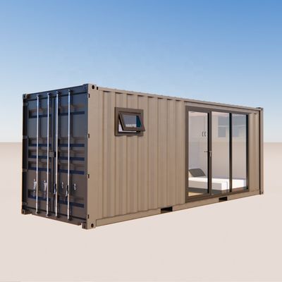Container per famiglie Casa Living Container per famiglie Residenziale prefabbricato con finestre a colori personalizzati e in lega di alluminio