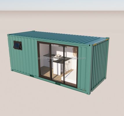 Container per famiglie Casa Living Container per famiglie Residenziale prefabbricato con finestre a colori personalizzati e in lega di alluminio