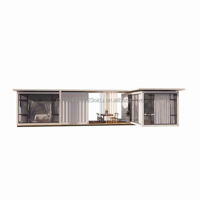 Container per famiglie Casa Living Container per famiglie Residenziale prefabbricato con finestre a colori personalizzati e in lega di alluminio