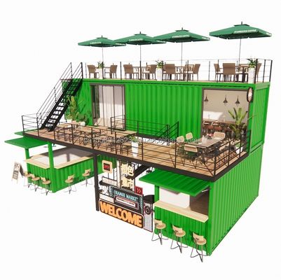 Container con bagno e cucina Moderna costruzione rapida di case prefabbricate modulari