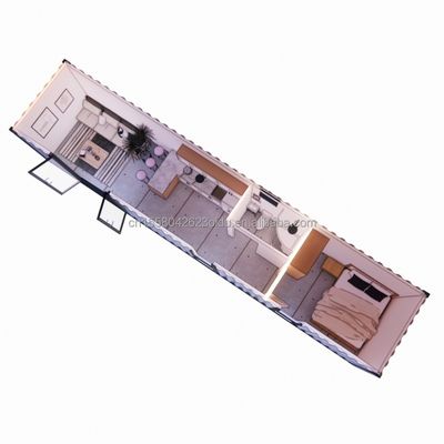 Container per famiglie Casa Living Container per famiglie Residenziale prefabbricato con finestre a colori personalizzati e in lega di alluminio