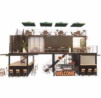 Container con bagno e cucina Moderna costruzione rapida di case prefabbricate modulari