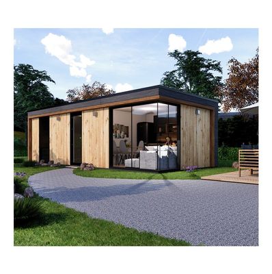 Casa in contenitore prefabbricata per spazi residenziali all'aperto