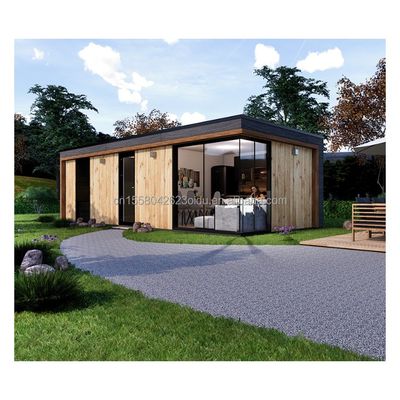 Casa in contenitore prefabbricata per spazi residenziali all'aperto
