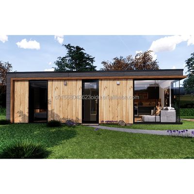 Casa in contenitore prefabbricata per spazi residenziali all'aperto