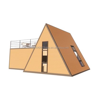 Triangolo casa un kit casa a telaio per la vita con 50/75/100mm Wave Sandwich pannello muro e tronco