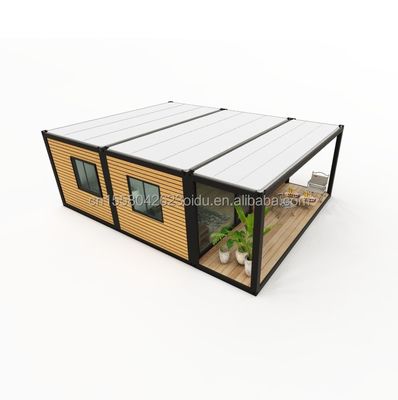 Impianto Casa contenitore Casa prefabbricata mobile con pannello sandwich a onde 50/75/100 mm