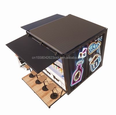 Fast and Convenient Stall Customized Color Retail Store in un Pop-Up Coffee Shop da 10 piedi con muro 50/75/100mm Wave Sandwich Panel