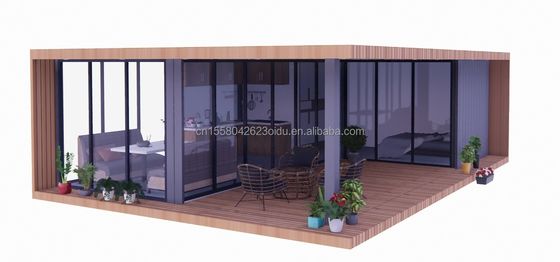 Casa mobile di lusso da 20 piedi con alloggi e finestre in alluminio