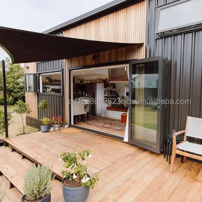 Moderno design Flat Pack Container 20 FT Casa in acciaio prefabbricata per esterni o campeggio Low Cos