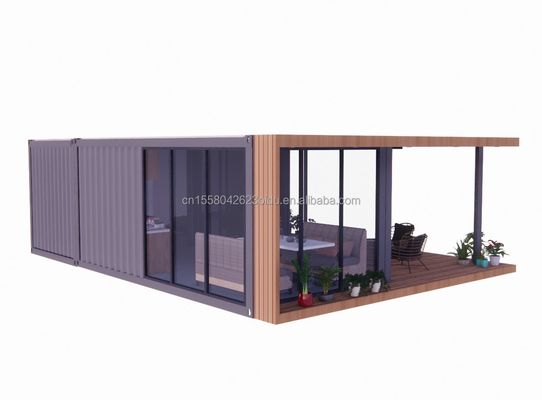 Casa mobile di lusso da 20 piedi con alloggi e finestre in alluminio