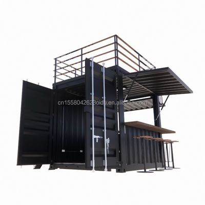 Mini 10ft pop-up store robusto telaio in acciaio contenitore bar stand con galvanizzato steel bending