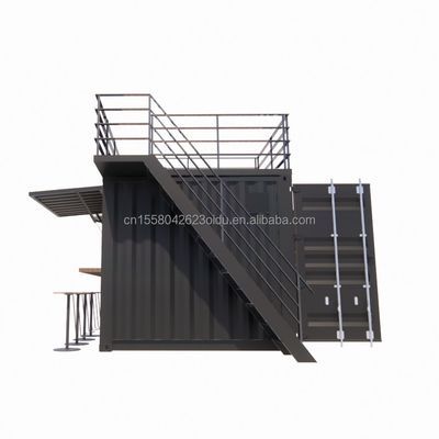 Mini 10ft pop-up store robusto telaio in acciaio contenitore bar stand con galvanizzato steel bending