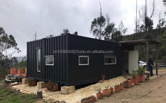 Moderno design Flat Pack Container 20 FT Casa in acciaio prefabbricata per esterni o campeggio Low Cos