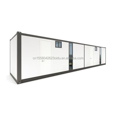 Casa prefabbricata in acciaio galvanizzato 180g in stile moderno Contenitore in acciaio Casa Contenitore Case Prefabbricate Piccole Casa di famiglia per la vita all'aperto