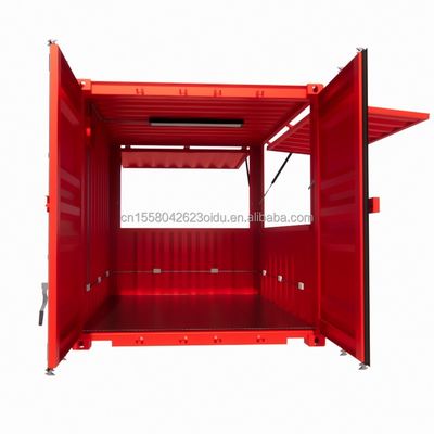 Hotel 10ft Mini Container Bar Stall nel supermercato con robusto Pop-up Store e design moderno