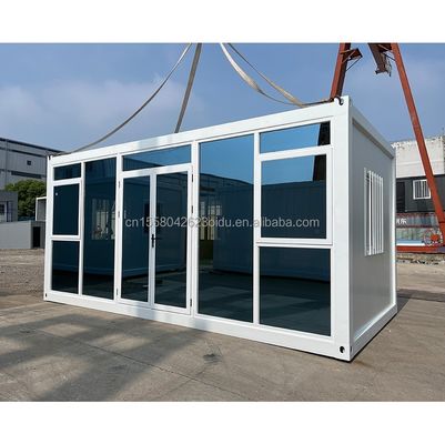 Tubi quadrati in acciaio galvanizzato Struttura principale Prefabbricato Container con piccola stanza Casa per cantiere magazzino Famiglia