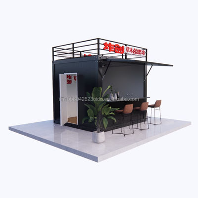 Stile di design moderno 10ft Container Sentry Box Fast Food Truck Mobile Coffee Truck Bar Convenience Store