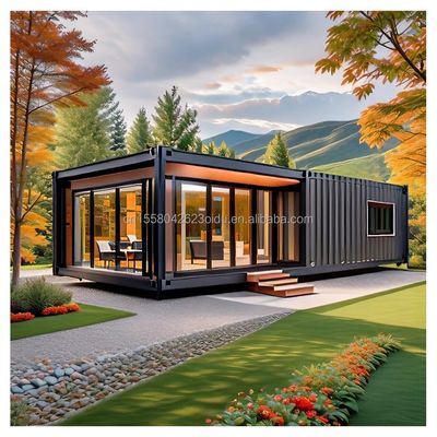 Esterno 40ft o 20ft Contenitore espandibile di design moderno Casa Prefabbricata Residenziale Prefabbricata Piccola casa per materiale in acciaio vivente