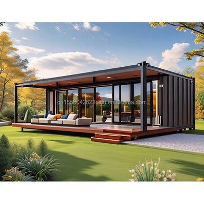 Esterno 40ft o 20ft Contenitore espandibile di design moderno Casa Prefabbricata Residenziale Prefabbricata Piccola casa per materiale in acciaio vivente