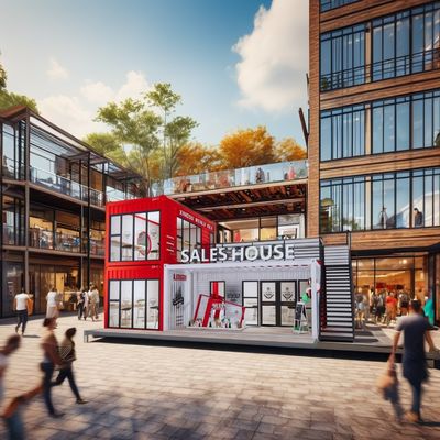 3 camere da letto e soggiorno Piccola casa modulare Casa prefabbricata trasportabile con struttura in acciaio Contenitore saldato